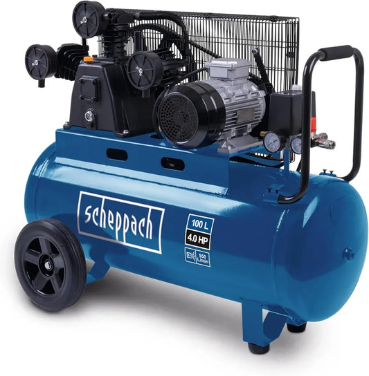 Compresseur à Air Scheppach HC550TC 100L 10 bar 550 L/min 400V